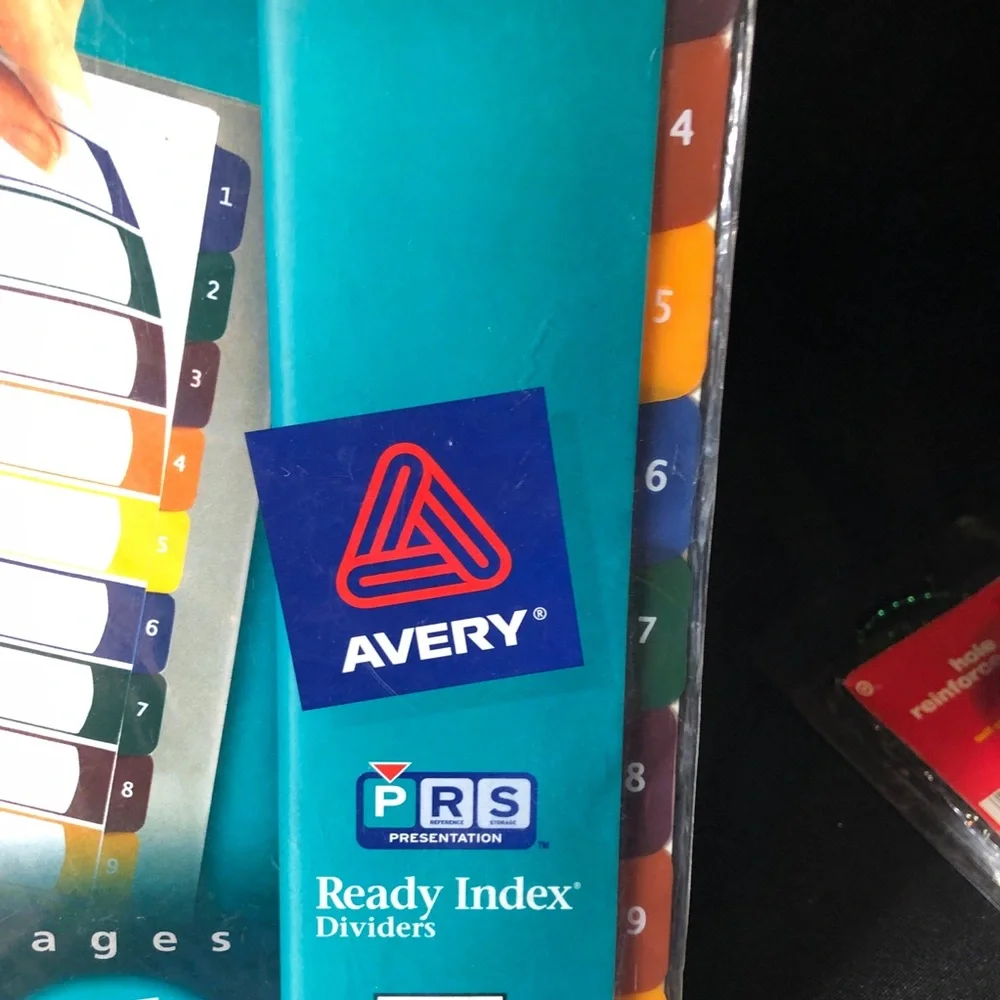 Avery Translucent Table of Contents Dividers - Multicolor
